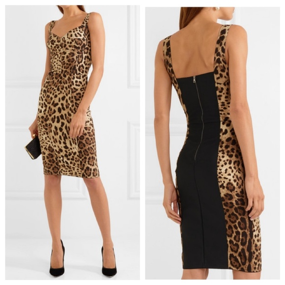 dolce and gabbana cheetah dress